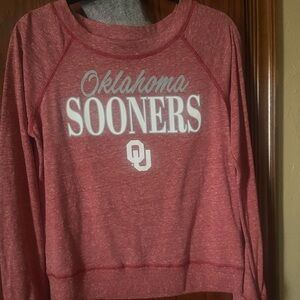 Oklahoma Sooners Women's Red Long Sleeve Tee